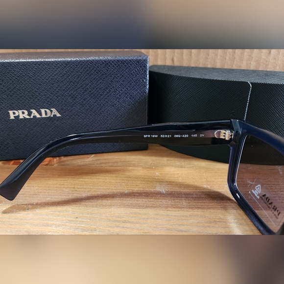 NEW Prada PR 19WSF Crystal Blue Sunglasses - Picture 8 of 10